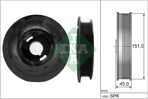 Belt Pulley, crankshaft
